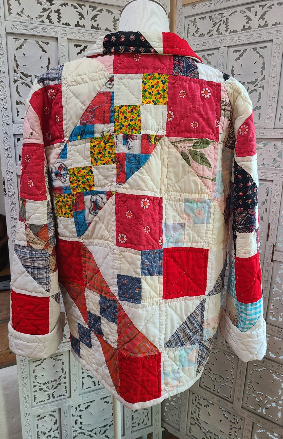 Red Patch Chore Jacket – StitchesNBloom